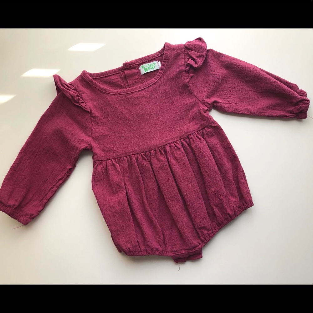 Long Sleeve Ruffle Romper